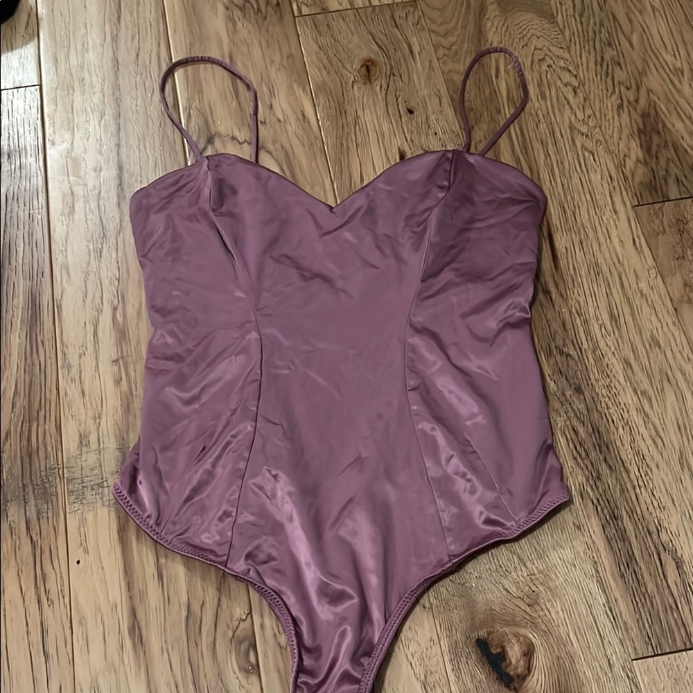 Elegant Mauve Bodysuit